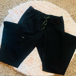 Black Scrub Pants Med Air Couture